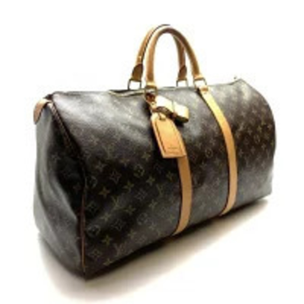 Louis Vuitton Bag Handbag Boston Keepall Travel Monogram Brown